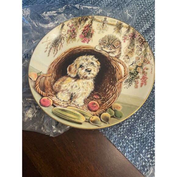 What’s Up Collectible Plate Pam Cooper Mixed Company Collection 1988 - Picture 1 of 2